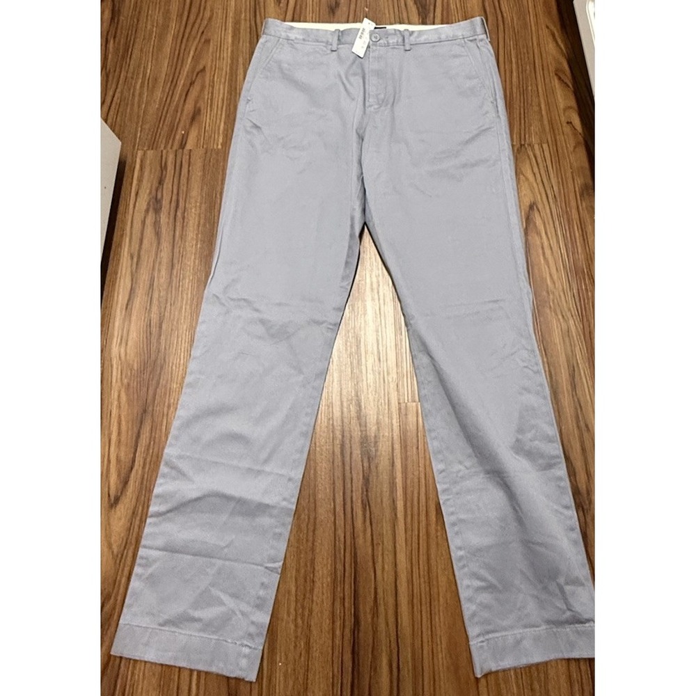 J.Crew 770 Straight Stretch Chino Pants Mens 34x32 Light Blue NWT $79.50